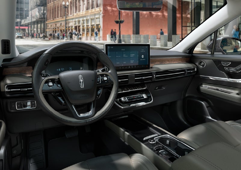 The interior dashboard of 2026 Lincoln Corsair® SUV is shown here. | Lincoln of Troy in Troy MI