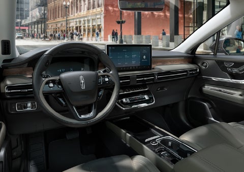 The interior dashboard of 2026 Lincoln Corsair® SUV is shown here. | Lincoln of Troy in Troy MI